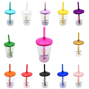 Copo Twister Cristal 300ml Personalizado Unidade