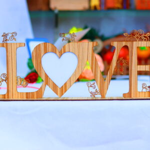 Porta-Retrato Decorativo Casal Árvore do Amor – 12x20cm | MDF 3mm